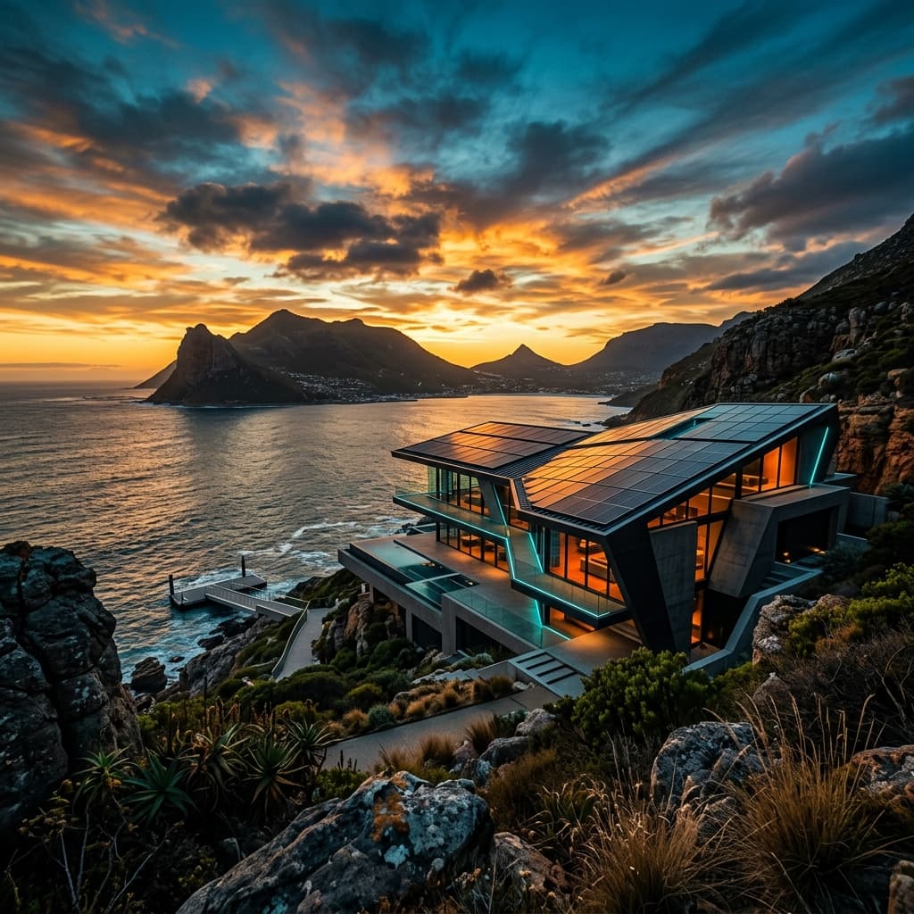Futuristic Solar Home